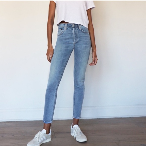 Denim Forum The Yoko High Rise Slim Jeans 30 - Picture 1 of 7